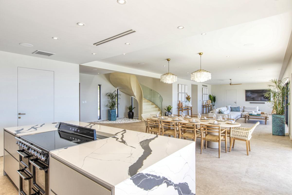 20_A louer villa 12 personnes Indigo Bay Saint Martin - Cuisine